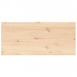 Blat do stolika, 90x40x2,5 cm, prostokątny, lite drewno sosnowe