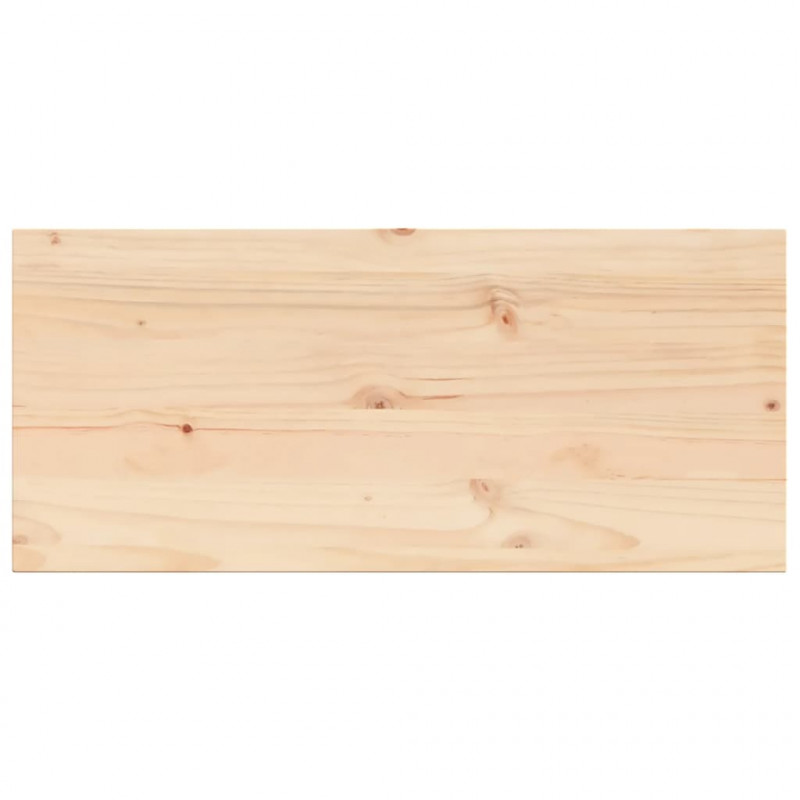 Blat do stolika, 90x40x2,5 cm, prostokątny, lite drewno sosnowe