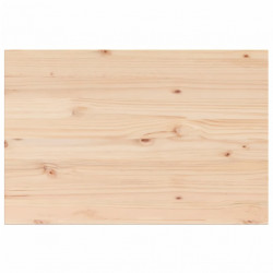 Blaty do stolika, 3 szt., 80x53x2,5 cm, prostokątne, sosnowe
