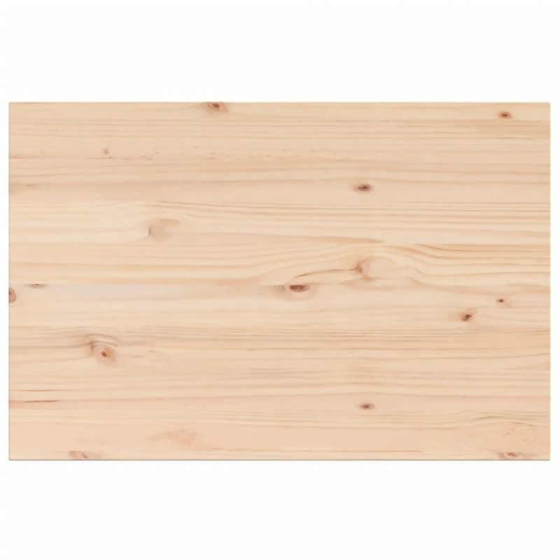 Blaty do stolika, 3 szt., 80x53x2,5 cm, prostokątne, sosnowe