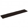 Blat, ciemnobrązowy 200x40x(2-6)cm drewno z naturalną krawędzią