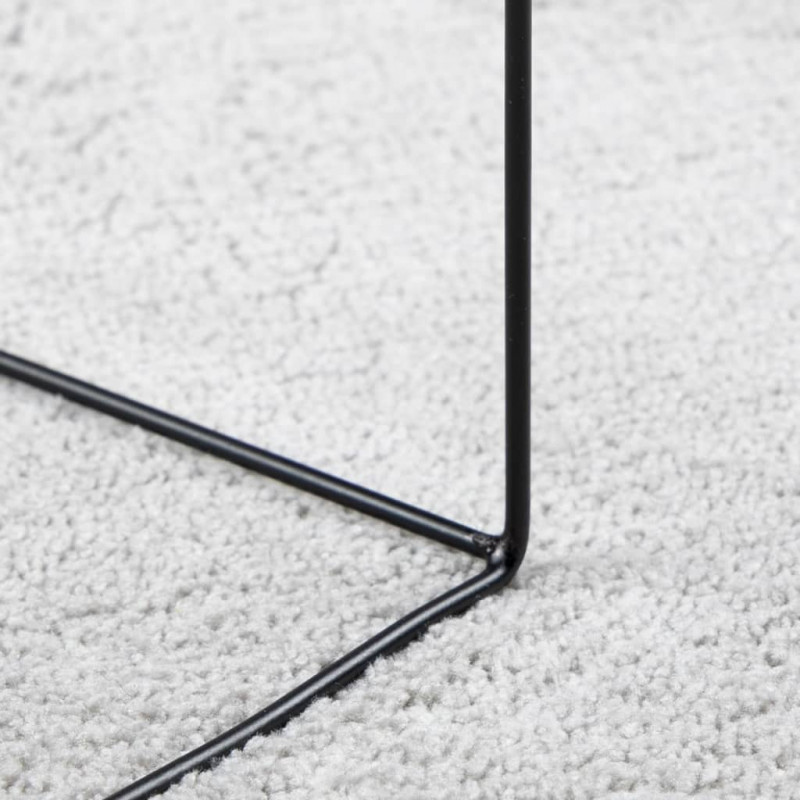 Dywan OVIEDO z krótkim włosiem, szary, Ø 100 cm