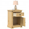 Szafka nocna Corona, 45x35x64 cm, lite drewno sosnowe