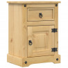 Szafka nocna Corona, 45x35x64 cm, lite drewno sosnowe