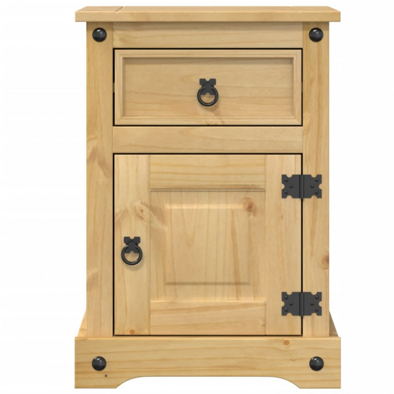 Szafka nocna Corona, 45x35x64 cm, lite drewno sosnowe