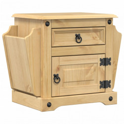 Szafka nocna Corona, 45x35x47,5 cm, lite drewno sosnowe
