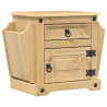 Szafka nocna Corona, 45x35x47,5 cm, lite drewno sosnowe