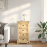 Szafka nocna Corona, 53x39x84 cm, lite drewno sosnowe