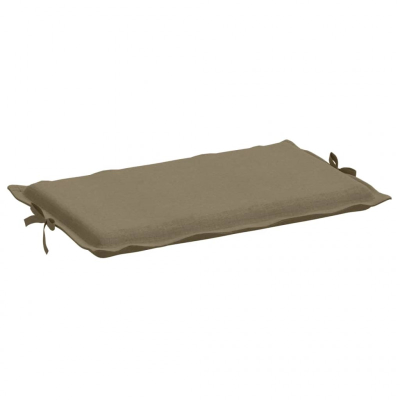Poduszka na leżak, taupe melanż, 186x58x3 cm, tkanina