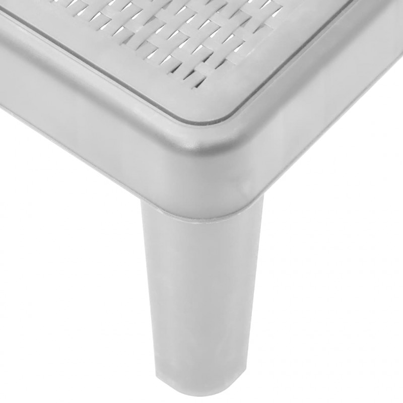 Leżak, 4 pozycje regulacji oparcia 155,5x57x28 cm, polipropylen