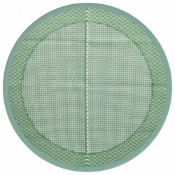 Dywan na zewnątrz, zielony, Ø200 cm, PP