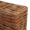 Fotel z poduszkami, naturalny rattan