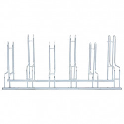 Stojak na 6 rowerów, wolnostojący, stal galwanizowana