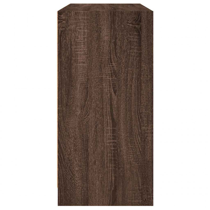 Szafka, brązowy dąb, 102x37x75,5 cm, materiał drewnopochodny