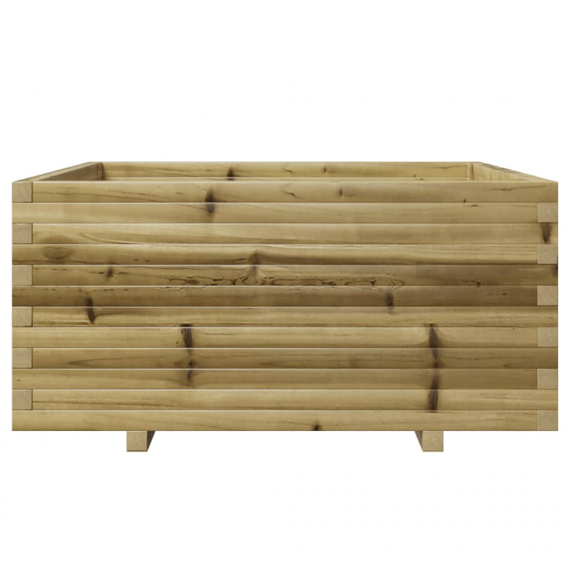 Donica ogrodowa, 100x100x49,5 cm, impregnowane drewno sosnowe