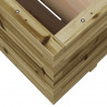 Donica ogrodowa, 100x100x49,5 cm, impregnowane drewno sosnowe