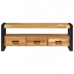 Szafka pod TV, 120x30x45 cm, lite drewno akacjowe