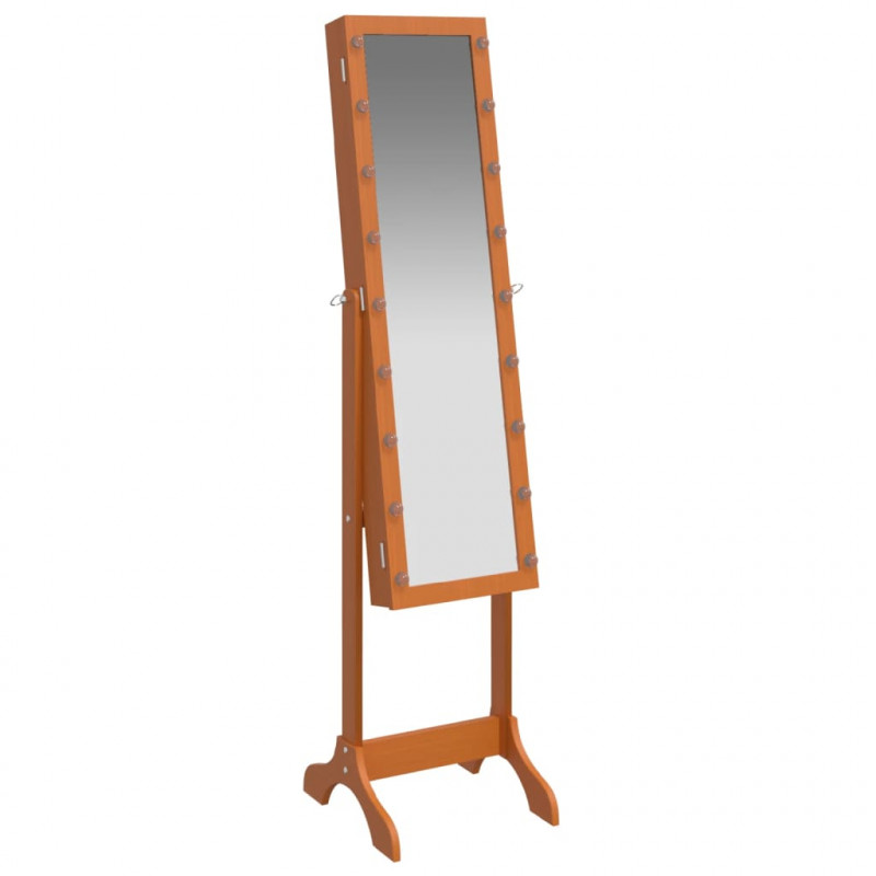 Lustro stojące z LED, 34x37x146 cm