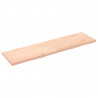 Blat stołu, 180x50x(2-4)cm surowy, lity dąb naturalną krawędzią