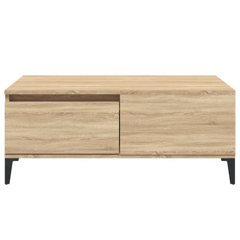 Stolik kawowy, dąb sonoma 90x50x36,5 cm materiał drewnopochodny