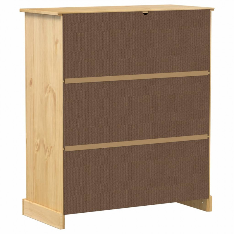 Szafka na wino Corona, 97x45x114 cm, lite drewno sosnowe