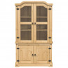 Witryna Corona, 103,5x42x180 cm, lite drewno sosnowe