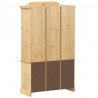 Witryna Corona, 103,5x42x180 cm, lite drewno sosnowe