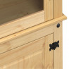 Witryna Corona, 103,5x42x180 cm, lite drewno sosnowe