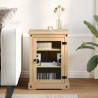 Szafka multimedialna Corona, 60x50x82 cm, lite drewno sosnowe