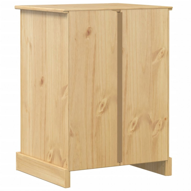 Szafka multimedialna Corona, 60x50x82 cm, lite drewno sosnowe