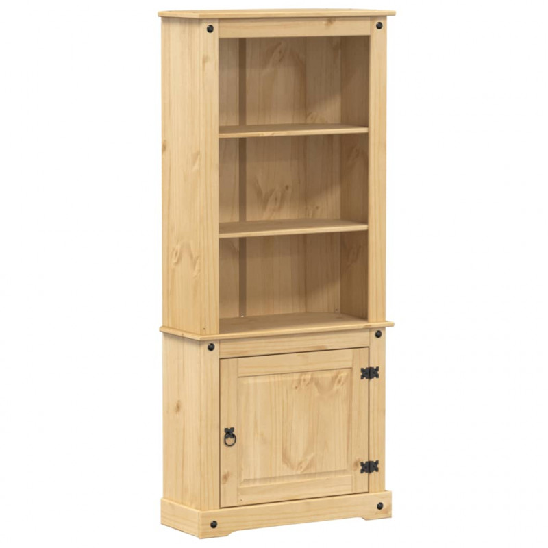 Kredens Corona, 74x38x170 cm, lite drewno sosnowe