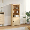 Kredens Corona, 74x38x170 cm, lite drewno sosnowe