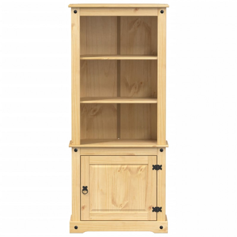 Kredens Corona, 74x38x170 cm, lite drewno sosnowe