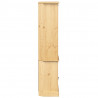 Kredens Corona, 74x38x170 cm, lite drewno sosnowe