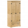 Szafa Corona, 76x50x170 cm, lite drewno sosnowe