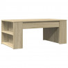 Stolik kawowy, dąb sonoma, 102x55x42, materiał drewnopochodny