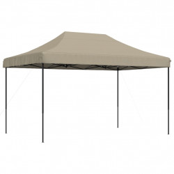 Składany namiot imprezowy typu pop-up, taupe, 440x292x315 cm