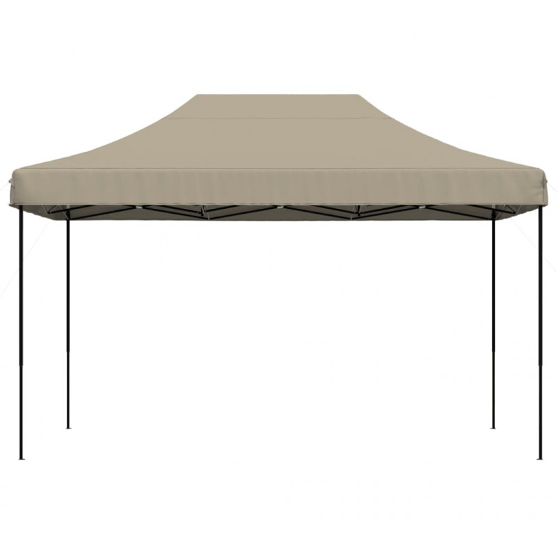 Składany namiot imprezowy typu pop-up, taupe, 440x292x315 cm
