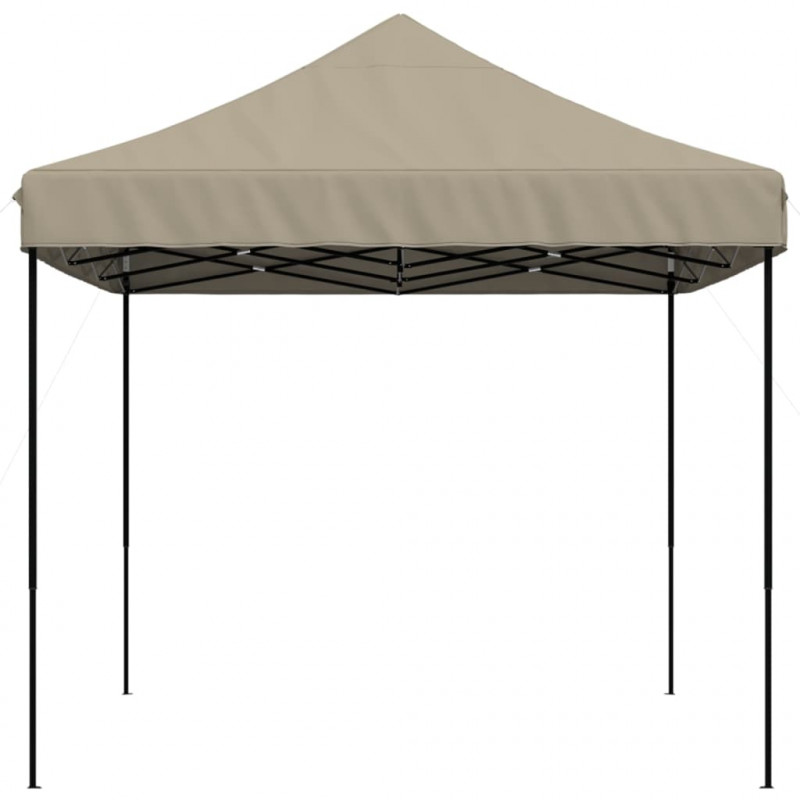 Składany namiot imprezowy typu pop-up, taupe, 440x292x315 cm
