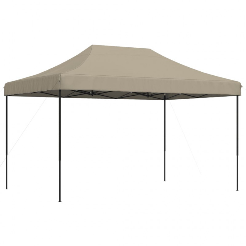 Składany namiot imprezowy typu pop-up, taupe, 440x292x315 cm