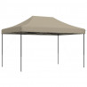 Składany namiot imprezowy typu pop-up, taupe, 440x292x315 cm