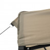 Składany namiot imprezowy typu pop-up, taupe, 440x292x315 cm