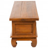 Szafka pod TV, 110 x 35 x 40 cm, lite drewno tekowe