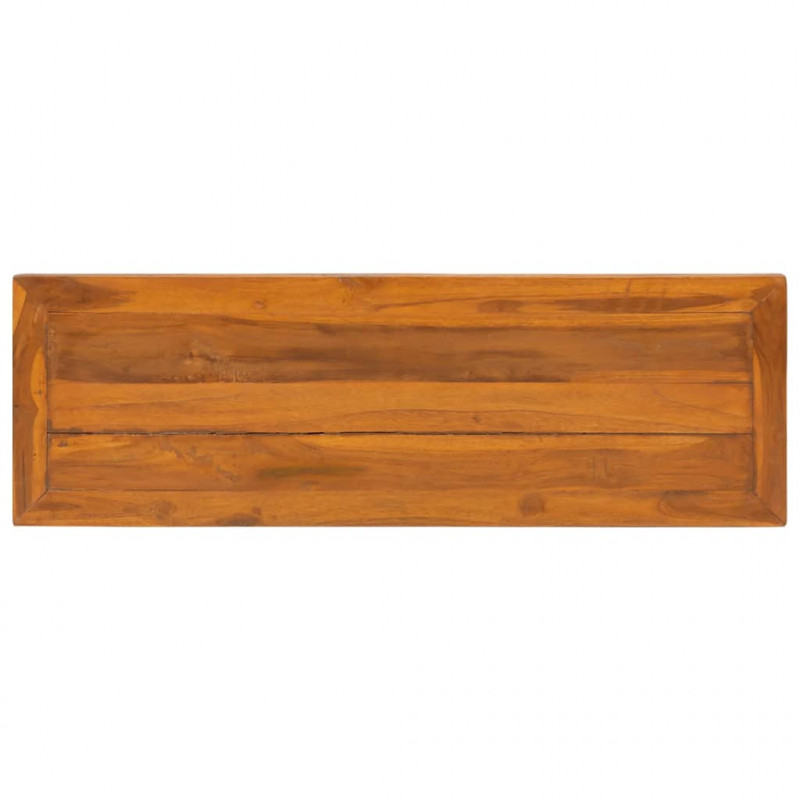 Szafka pod TV, 110 x 35 x 40 cm, lite drewno tekowe