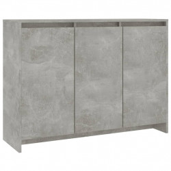 Szafka, szarość betonu, 102x33x75 cm, materiał drewnopochodny