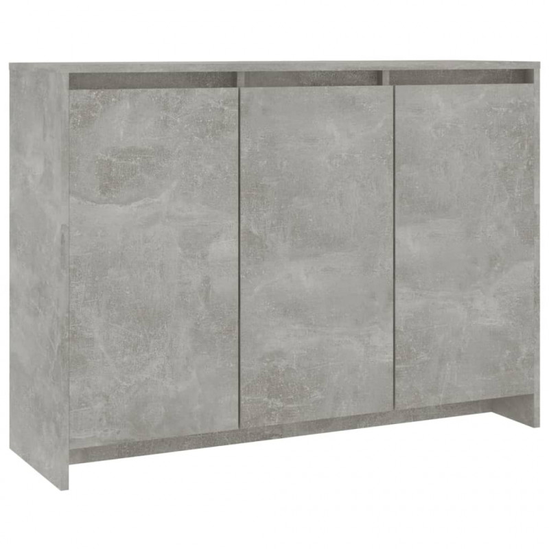 Szafka, szarość betonu, 102x33x75 cm, materiał drewnopochodny