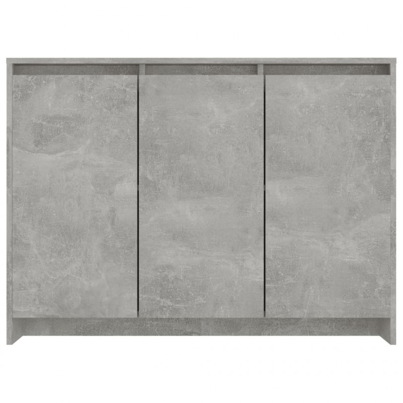 Szafka, szarość betonu, 102x33x75 cm, materiał drewnopochodny