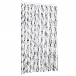 Zasłona przeciwko owadom, jasnoszaro-ciemnoszara, 118x220 cm