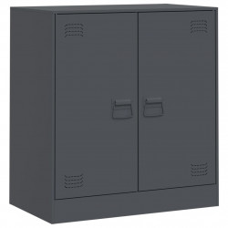 Szafka boczna, antracytowa, 67x39x73 cm, stal