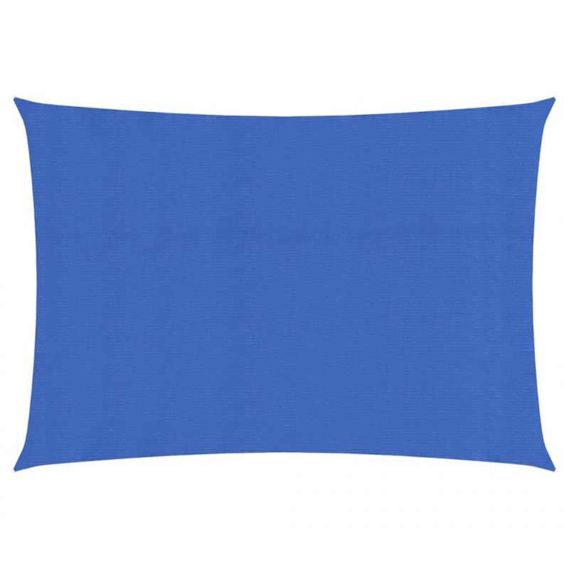 Żagiel przeciwsłoneczny, 160 g/m², niebieski, 3,5x5 m, HDPE